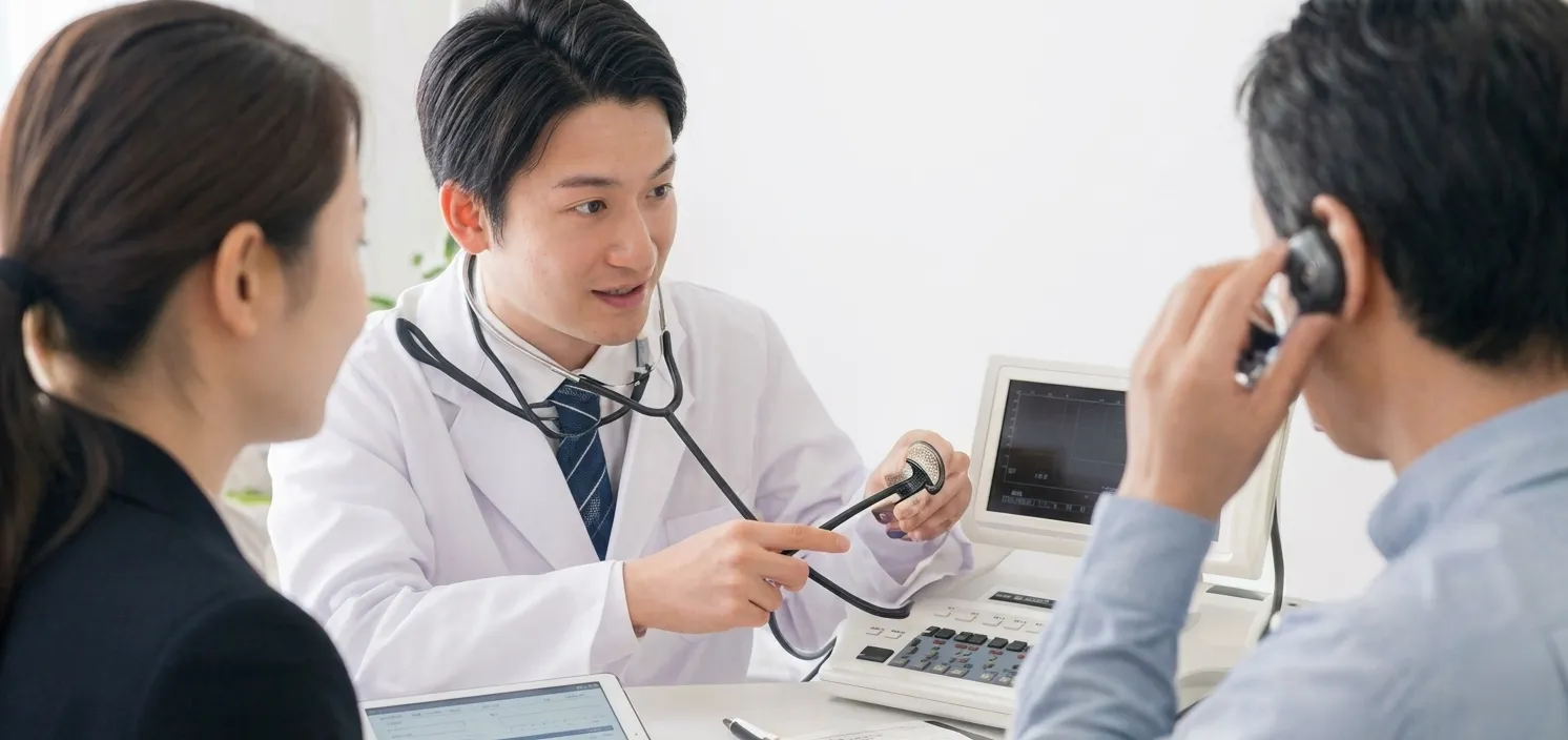 2、3種の補聴器をご提案・お貸し出し
